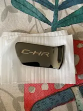 Manija de puerta interior de coche de acero inoxidable 4 uds, pegatina decorativa para Toyota CHR, accesorios de C-HR, estilo de coche