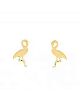 

Earrings Gold Girl Flamingo (9kts)