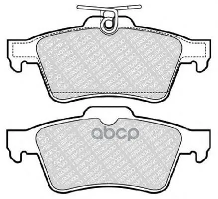 Колодки Тормозные Ford Focus Ii/Iii/Mazda 3/Opel Vectra C/Volvo S40 Задние Ferodo Fdb1766 Ferodo арт. FDB1766