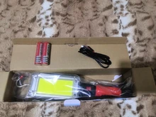 Portable Lantern Flashlight Work-Lighting Battery Fishing-Lamp Magnetic Camping 2--18650