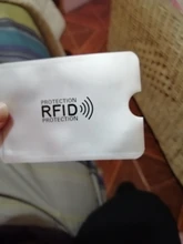 Funda antiescáner para tarjetas de crédito, Protector de tarjetas RFID, lámina de aluminio antimagnética, tarjetero para tarjetas bancarias, 10 Uds.
