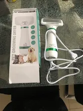 Pet secador de pelo portátil 2 en 1 pelo de perro de mascota doméstica aseo gato Peine del pelo de perro con pelo de temperatura ajustable cepillo para mascotas