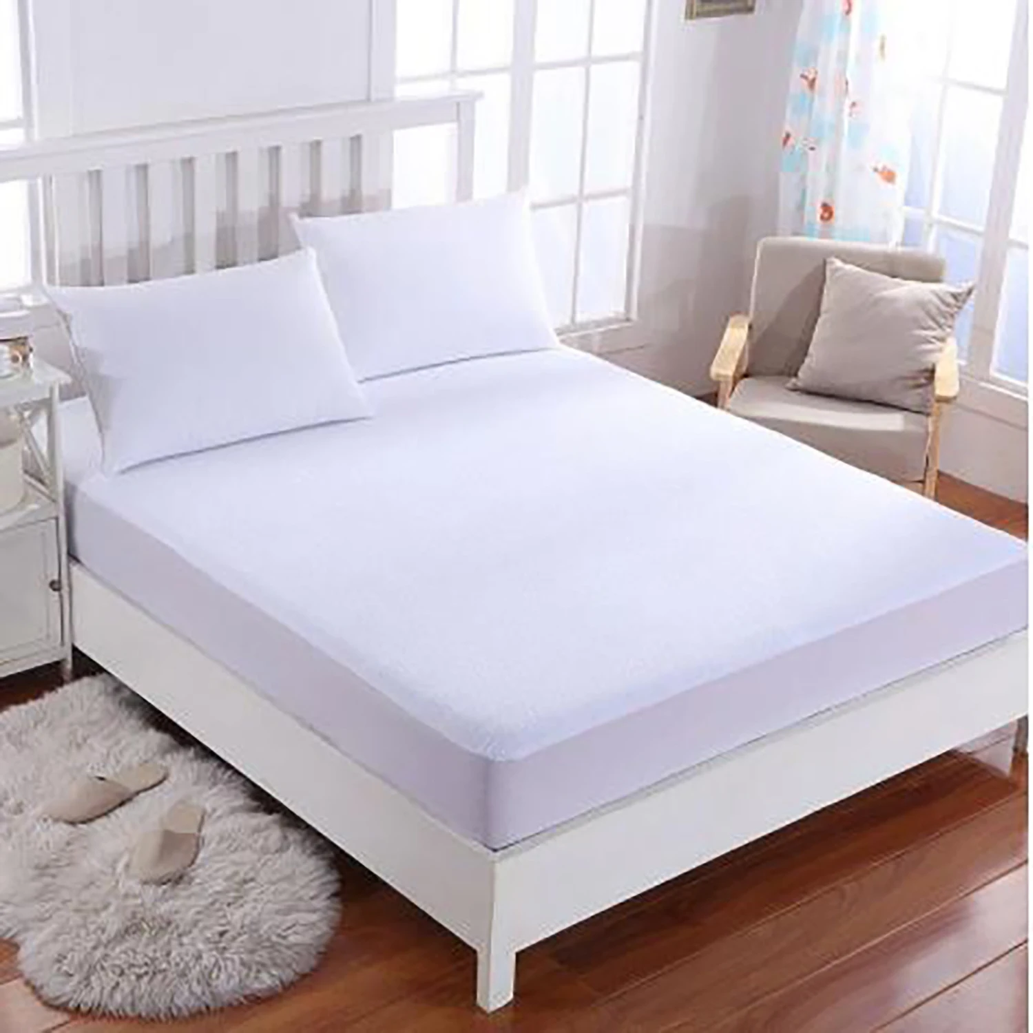 Colchoneta gruesa plegable para cama, Protector de colchón de poliéster  transpirable, 90x200/150x200/180x200/200x200cm, secadora lavable a máquina  - AliExpress