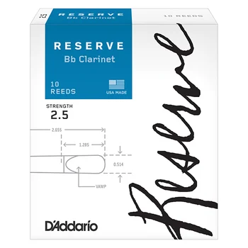 

Dcr1025 reserve canes for Bb Clarinet, size 2.5, 10 PCs, Rico