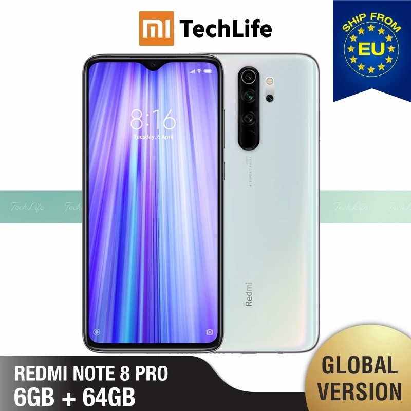 Global Version Xiaomi Redmi Note 8 Pro 64GB ROM