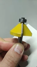 Router Bit Trim-Bit Milling-Cutter Chamfer-Edge 8mm Shank Woodworking La-Vie 45-Degree