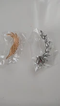 2021 nueva moda elegante Vintage Punk gótico para la oreja, de estrás de cristal brazalete de Clip de perno pendientes 1E321