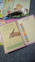 Nuevo 6 libros/set reutilizable niños cuaderno para caligrafía mano práctica de la escritura de libro para niños artística de bebé libro libros juguete