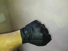 Guantes de motocicleta unisex de cuero y carbón para invierno, guantes de moto para hombre y mujer, para motocross, ATV