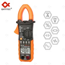 Qhtec – multimètre numérique PM2018 à affichage LCD, pince manuelle automatique, multimètre avec testeur de fil sous tension