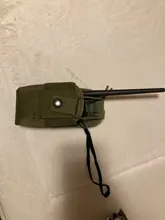 Bolsa de nailon 1000D para exteriores, bolsa de bolsillo para walkie-talkie, Radio, deportes tácticos, Molle, novedad