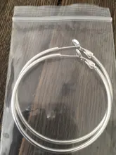 Personalidad hipérbole 925 de plata esterlina Simple liso círculo Pendientes para mujeres de plata de ley 2020-de plata-joyería de Pendientes de botón Pendientes