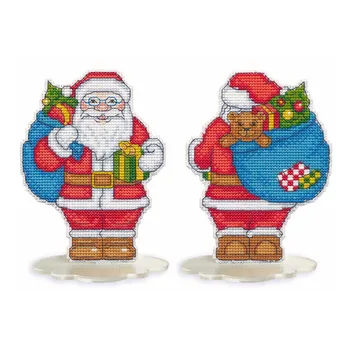 

1257 magnet on plastic canvas Aries 'Santa Claus '9,8 × 13 cm