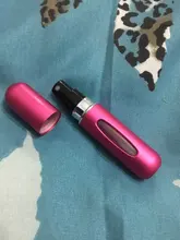 Botella de Perfume de alta calidad, 5ml, Mini PULVERIZADOR DE Metal, atomizador de Perfume de aluminio rellenable, tamaño de viaje, 1 ud.