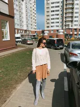 Westay jeli-cárdigan de punto para mujer, suéter grueso, suelto, de manga linterna, botón de perla, corto, dulce y estilo perezoso, primavera 2021