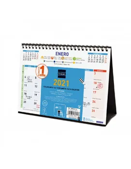 

Annual calendar CAL.SOBREM.COLOR ESCR.S 21X15 2021 +
