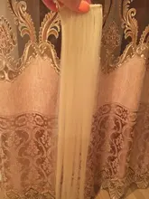 AliLeader-extensiones de cabello sintético liso, 20 colores, 50Cm de largo