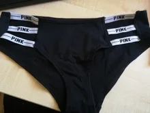 QIWN-bragas deportivas sin costuras para mujer, ropa interior Sexy con letra rosa, lencería cintura baja, Tanga de Yoga
