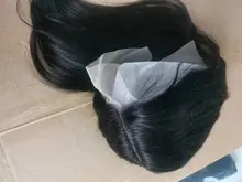 Hueso recto frente de encaje pelucas de cabello humano transparente peluca Frontal de encaje T parte Remy brasileño recto peluca con malla Frontal 28 30 pulgadas