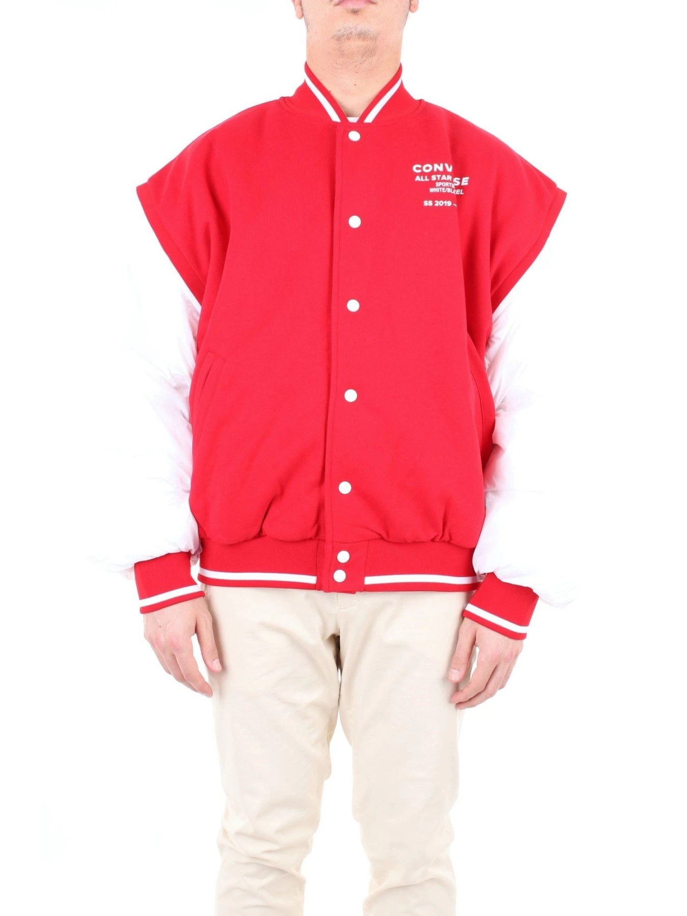 converse red jacket