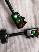 Miniseñal de tráfico con sonido LED para niños y niñas, bloques de luz de carretera con sonido LED, rompecabezas educativo de seguridad para niños, juguetes de tráfico, regalos