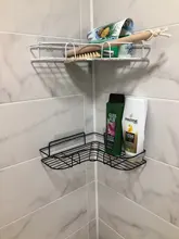 Organizer Rack Shelves Wall-Storage Showers Stainless-Steel Metal Kitchen Fitted Punch-Free-Firm