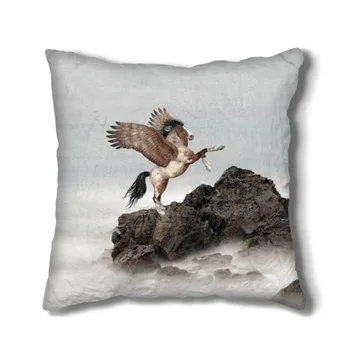 

Pillow 3D sea fog horse