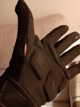 ROCKBROS-guantes de ciclismo a prueba de viento para otoño e invierno, guantes deportivos antigolpes transpirables con pantalla táctil SBR para bicicleta de montaña