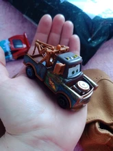 Disney Pixar-Coche de juguete de Cars 3 para niños, vehículo de aleación fundido a presión, Rayo McQueen, Jackson Storm Ramirez 1:55, n. ° 95