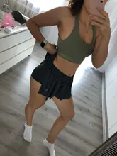 Running-Shorts Marathon Loose Quick-Dry Summer Women Cretkoav Breathable 2-In-1