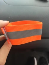Bandas reflectantes de advertencia para ciclismo, pulsera reflectante para brazos, banda para bicicleta, pantalones, cinta deportiva para pierna, alerta de seguridad para bicicleta, 1 ud.