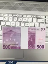 Super mismo billete tamaño Real 100 Uds 10/20/50/100/200/500 Euro Dólar inglés esterlina Clip joyería de la boda no es dinero Real