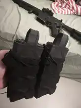 Táctico AK AR M4 AR15, estuche para pistola Mag, caza, tiro, Airsoft, Paintball, bolsas triples individuales