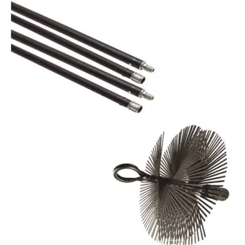 

CHIMNEY SWEEP FIREPLACE MECHANICAL 5,6M 4 CANAS HEDGEHOG JGO AC OK