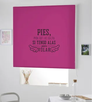 

Blind Iroa roll with phrase/I Have wings.! ROLLER BLINDS TRANSLUCENT! (FUCHSIA 100X175)