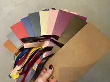 10 unids/lote Vintage iridiscente Sobres de papel para cartas, sobres de Kraft Sobre Carta para regalo de invitación de boda tarjetas postales