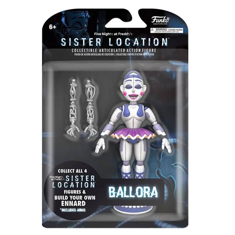 Подвижная фигурка ФНАФ Балора Пять ночей с Фредди Ballora Action Figure Five Nights at Freddy’s