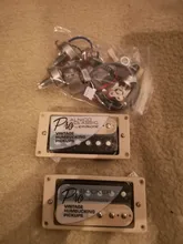 Zebra Humbucker Wiring-Harness Pickups Electric-Guitar Alnico EPI Standard with Pro 