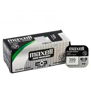 

Pilas de boton Maxell bateria original Oxido de Plata SR927W 1.55V blister 5X Uds