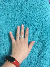 Conjunto de anillos circulares de Metal Punk para mujer, accesorios de dedo de índice de apertura, hebilla de junta, anillo trasero, regalos de joyería