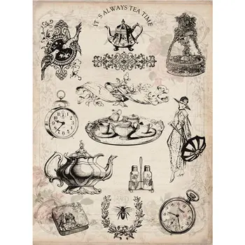 

Rice paper for decoupage craft Premier, A3, 25 g/m, classic set cpd018