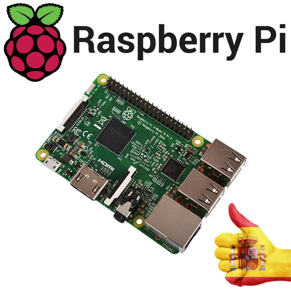 Фото RASPBERRY PI 3 MODEL B 1200 МГц-4 Nucleos-1 ГБ LPDDR2-Shipping доставка | Компьютеры и офис