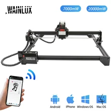 Wainlux JL3 7W USB Desktop Laser Engraver Machine DIY Logo Mark Printer Cutter CNC Carving Machine410x370mm Engraving Range