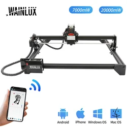 Wainlux – graveur Laser de bureau JL3 7W USB, pour bricolage, impression de Logo, Cutter CNC, gamme de gravure 