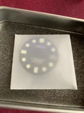 Esfera de reloj azul de 28,5mm, accesorios para reloj 7S26 0020 SKX007, novedad