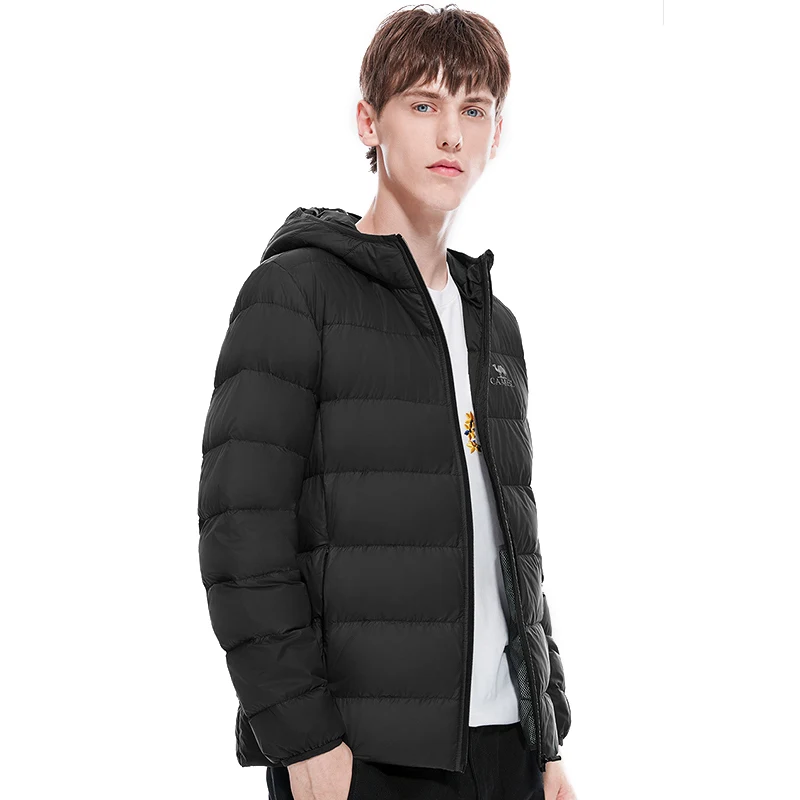Down Jackets GOLDEN CAMEL Jacket for Women and Men Waterproof Outdoor Warm Duck Down Jacket Hooded Men's Coat Lightweight Windbreakers