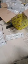 Curtain Switch-Socket Back-Wallpad White-Button French Free-Combination Round Reset DIY