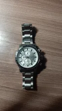 LIGE-Reloj de plata con esfera grande para hombre, cronógrafo deportivo, de cuarzo, militar, resistente al agua, 2020