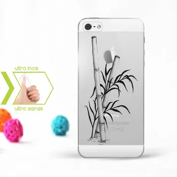 

Personalized iPhone 5-5S Slim Clear Silicone Phone Cover (Leaf Temalı-7)