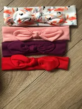 3 unids/lote Nylon sólido bebé diadema arco diademas para niños lindos indio turbante anudado de conejo de algodón Niños Accesorios para el pelo